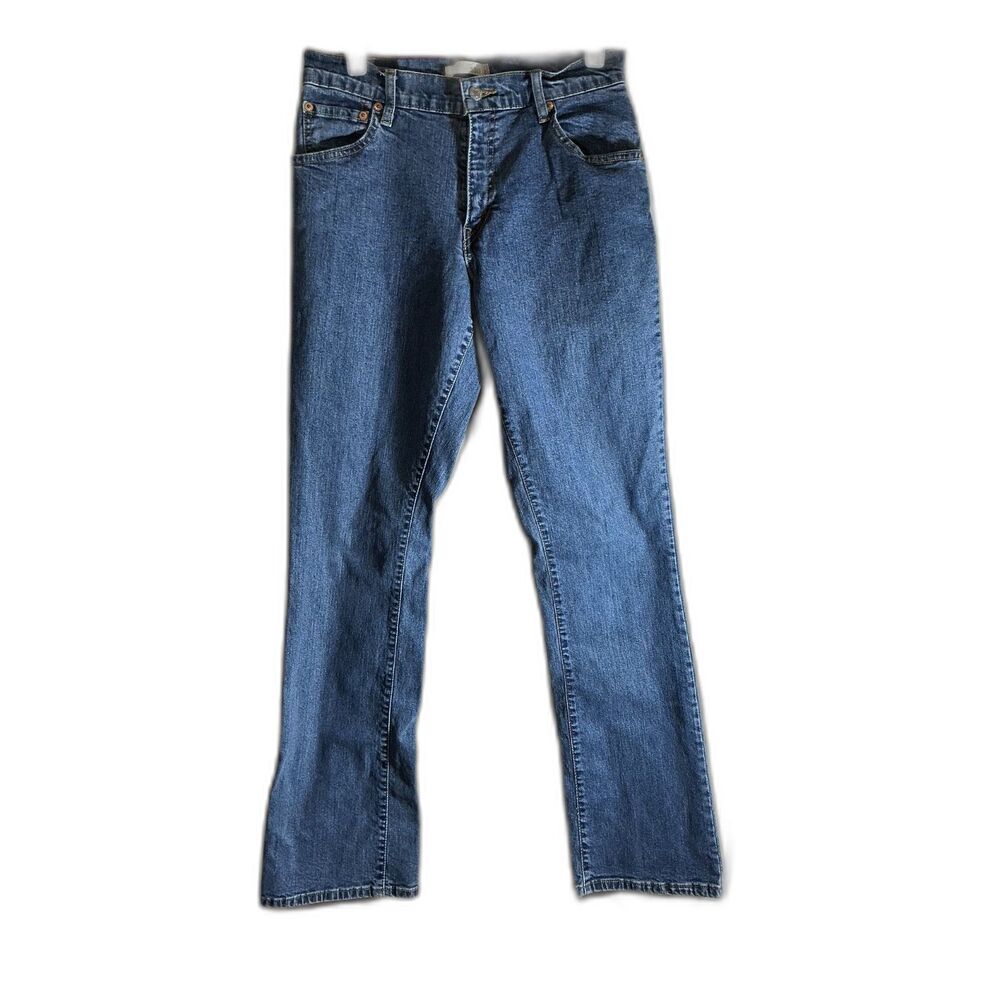 Levi's 550 Relaxed Boot Cut Jeans Women's 29x32 Mid Rise Medium Wash Blue
